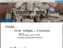 Tablet Screenshot of hcwinetours.com